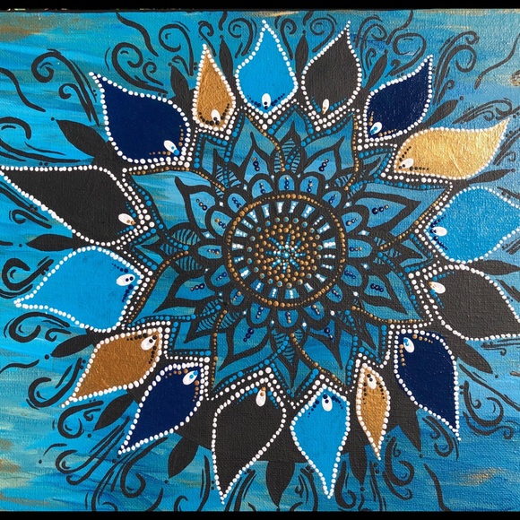 Original painting wall art acrylic on canvas - Picture 3 of 11